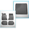 Conjunto de alfombrilla para maletero y alfombrillas para el interior del coche TPE para: BMW 5 F11 Touring (06.2010-2013) - sin X-drive; distanza guide sedili anteriori (parte posteriore) 415 mm
