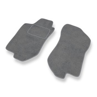 Alfombrillas de Velour adecuadas para Alfa Romeo 145 I (1994-2001) - alfombras para coche - Premium color gris