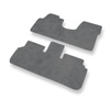 Alfombrillas de Velour adecuadas para Lancia Zeta Monovolumen (1995-2002) - alfombras para coche - Premium color gris