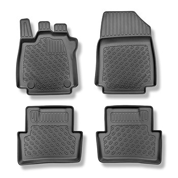 Alfombrillas de TPE adecuadas para Renault Clio IV Hatchback (10.2012-08.2019) -