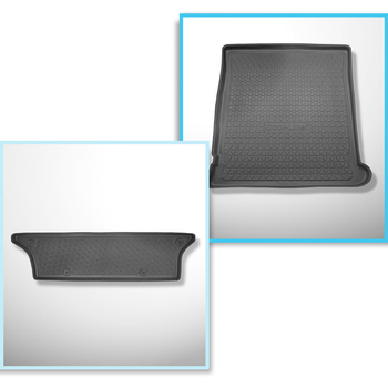 Conjunto de alfombrilla para maletero y alfombrillas para el interior del coche 