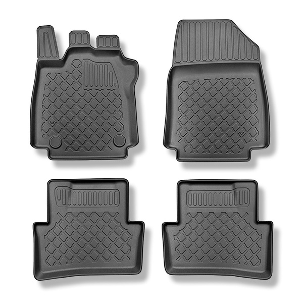 Alfombrillas de TPE adecuadas para Renault Clio IV Hatchback (10.2012-08.2019) - alfombras para coche