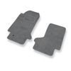 Alfombrillas de Velour adecuadas para Opel GT II Roadster (2006-2010) - alfombras para coche - Premium color gris