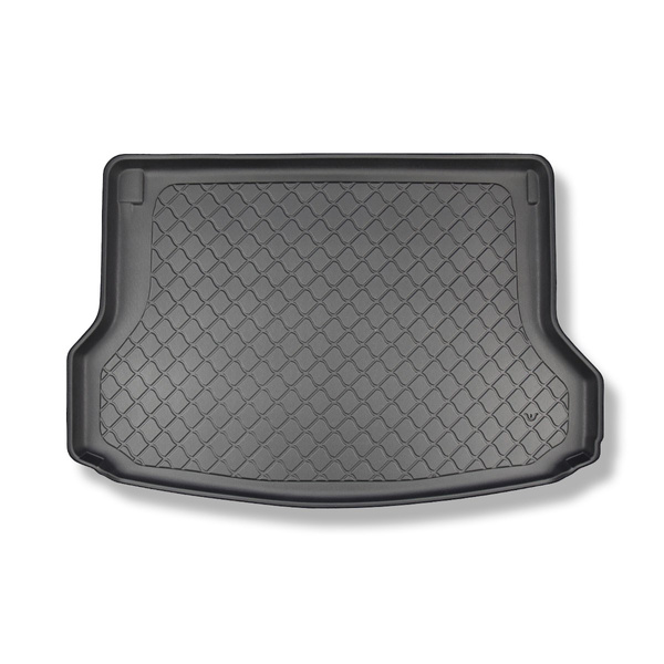 Alfombra para maletero adecuada para Nissan X-Trail III T32 Facelift SUV (09.2017-12.2021) - Protector maletero - Alfombrilla maletero antideslizante - 5 plazas; parte superior del maletero (con base móvil)