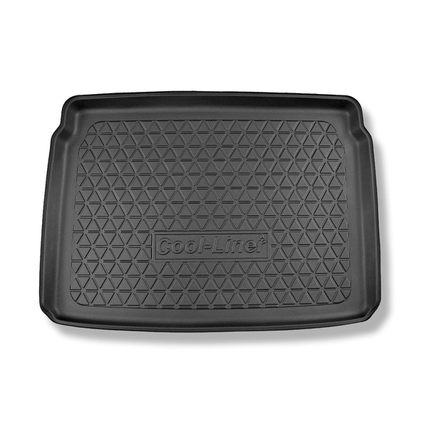 Alfombra para maletero adecuada para Peugeot 2008 II SUV (01.2020-....) - Protector maletero - Alfombrilla maletero antideslizante - maletero superior; piso móvil en la posición más alta