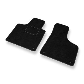 Alfombrillas de Velour adecuadas para Audi A3 II 8P (2003-2012) - alfombras para coche - Premium color negro