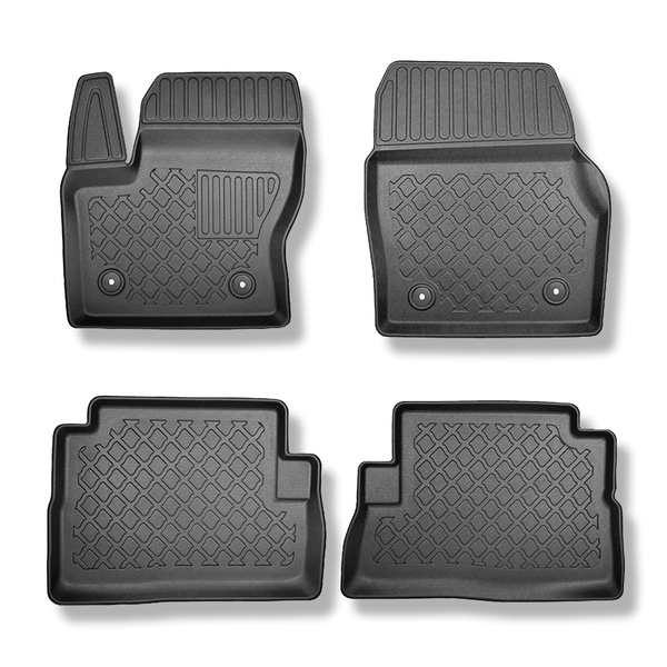 Alfombrillas de TPE adecuadas para Ford Kuga II SUV (02.2013-03.2020) - alfombras para coche