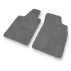 Alfombrillas de Velour adecuadas para Fiat Barchetta Roadster (1995-2005) - alfombras para coche - Premium color gris