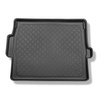 Alfombra para maletero adecuada para Opel Grandland X SUV (10.2017-2021) - Protector maletero - Alfombrilla maletero antideslizante - parte superior del maletero (entrada de carga plana); base móvil en la posición más alta; no adecuado para versión híbrid