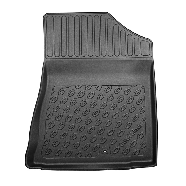 Conjunto de alfombrilla para maletero y alfombrillas para el interior del coche TPE PREMIUM para: Kia Sorento II SUV (10.2012-01.2015) - 5 plazas; 3a fila abatible