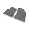 Alfombrillas de Velour adecuadas para Opel Crossland X SUV (2017-2021) - alfombras para coche - Premium color gris
