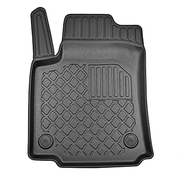 Conjunto de alfombrilla para maletero y alfombrillas para el interior del coche TPE para: Opel Crossland X SUV (06.2017-2021) - parte superior del maletero; modelos con base móvil del maletero (Flex Floor)