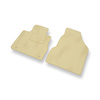 Alfombrillas de Velour adecuadas para Nissan Murano II SUV (2009-2015) - alfombras para coche - Premium color beige