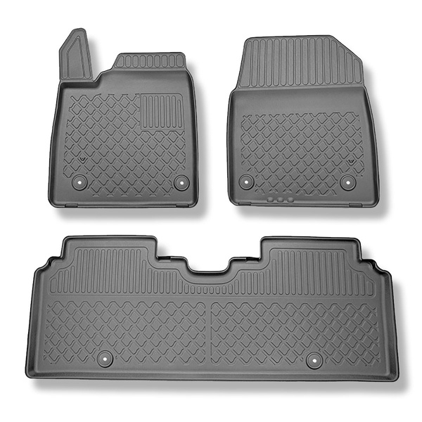 Alfombrillas de TPE adecuadas para Kia EV6 Crossover (10.2021-....) - alfombras para coche