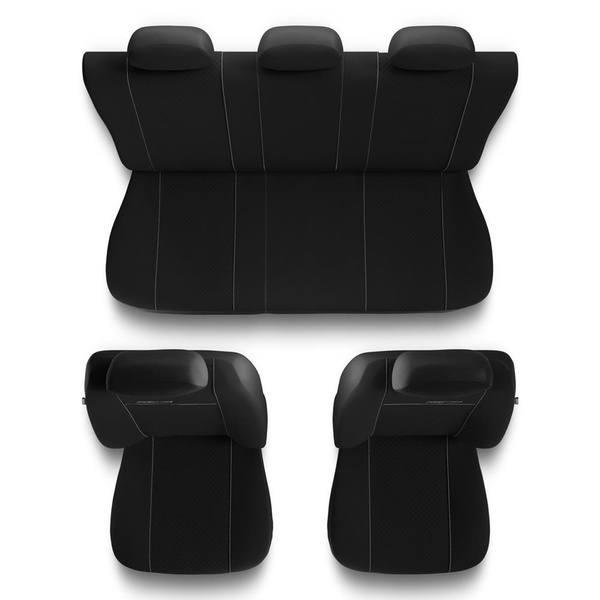 Fundas universales para asientos de coche para Citroen C3 I, II, III, IV (2002-....) - PG-1