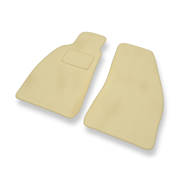 Alfombrillas de Velour adecuadas para Alfa Romeo GTV Coupé (1995-2006) - alfombras para coche - Premium color beige
