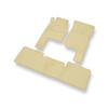 Alfombrillas de Velour adecuadas para Mercedes-Benz Classe G W463 SUV (1990-2019) 5 puertas - alfombras para coche - Premium color beige