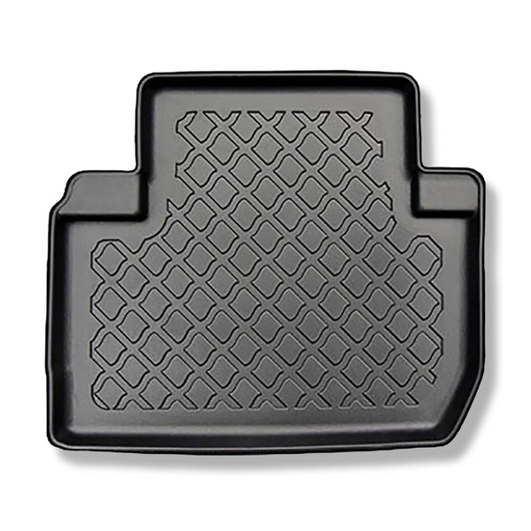 Conjunto de alfombrilla para maletero y alfombrillas para el interior del coche TPE para: Mitsubishi Outlander III SUV (09.2012-2022) - 5 plazas; maletero inferior (con y sin subwoofer); no para la versión híbrida; sin tercera fila