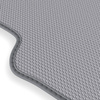 Alfombrillas de Velour adecuadas para Opel Crossland X (2017-....) - alfombras para coche - Premium color gris