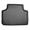 Conjunto de alfombrilla para maletero y alfombrillas para el interior del coche TPE para: Audi Q7 4M SUV (06.2015-....) - 5/7 plazas (3a fila abatible); también para modelos con rieles; sin tercera fila