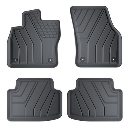 Alfombrillas de TPE adecuadas para Volkswagen Tiguan II SUV (2016-....) - alfombras para coche