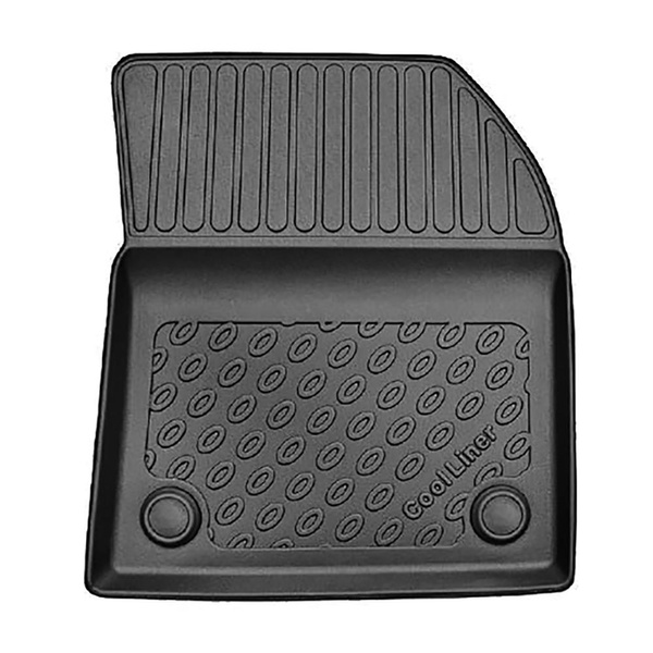Conjunto de alfombrilla para maletero y alfombrillas para el interior del coche TPE para: DS 7 Crossback SUV (01.2019-2022) - anche per la versione ibrida E-Tense; no para modelos con suelo elevado en el centro de la segunda fila; maletero inferior; bajo/