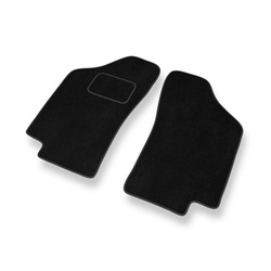 Alfombrillas de Velour adecuadas para Fiat Tipo I Hatchback (1988-1995) - alfombras para coche - Premium color negro