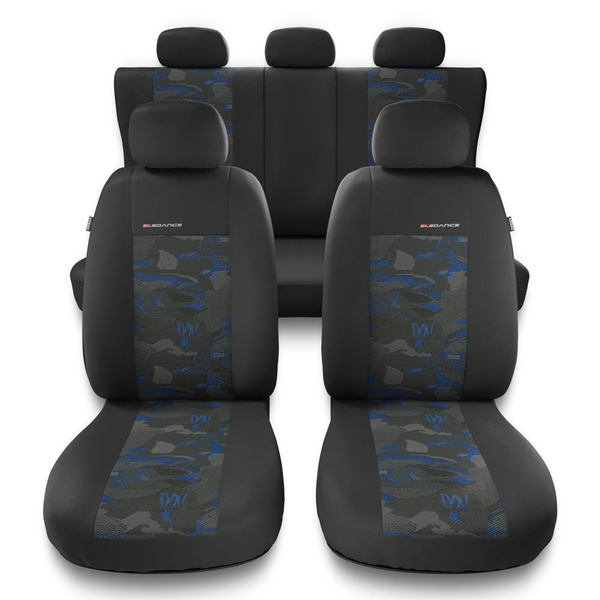 Fundas universales para asientos de coche para Nissan Terrano I, II (1987-2003) - UNE-BL