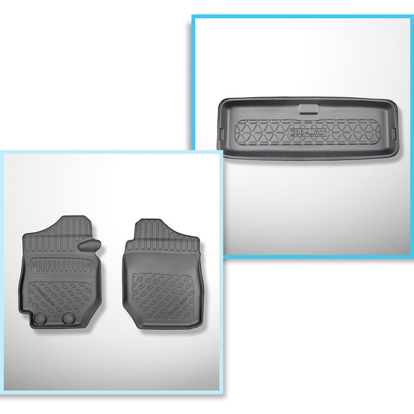 Conjunto de alfombrilla para maletero y alfombrillas para el interior del coche TPE para: Suzuki Jimny II GJ SUV (10.2018-2020)