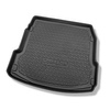 Alfombra para maletero adecuada para Audi A8 D4 Sedan (10.2013-10.2017) - Protector maletero - Alfombrilla maletero antideslizante - versión estándar y larga; con rueda de repuesto = maletero plano; también versión Quattro