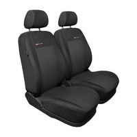 Fundas de asientos hechas a medida para Fiat Fiorino Furgonetaeta (2009-2016) solo asientos delanteros - E3