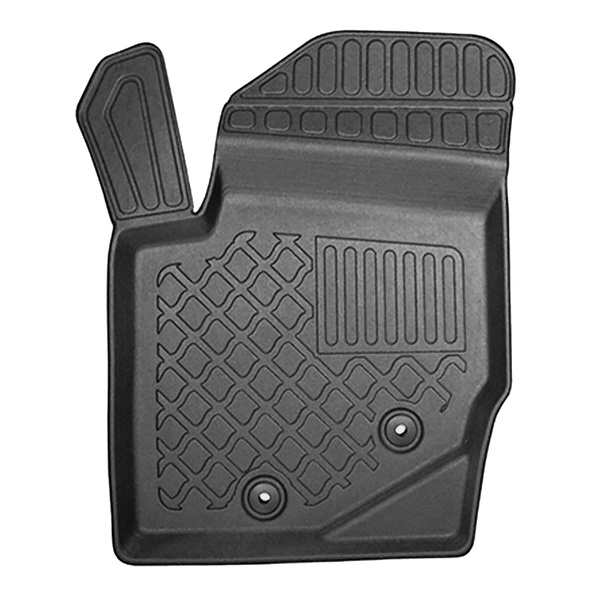 Conjunto de alfombrilla para maletero y alfombrillas para el interior del coche TPE para: Volvo XC90 I SUV (2002-04.2015) - 5/7 plazas; 3a fila de asientos abatible