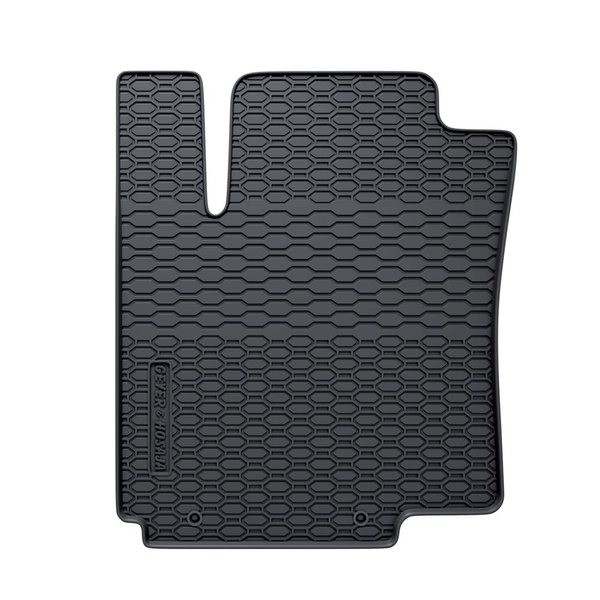 Alfombrillas de goma adecuadas para Kia Rio III Hatchback, Berlina (2011-2016) - alfombras para coche - negro - 4 unidades
