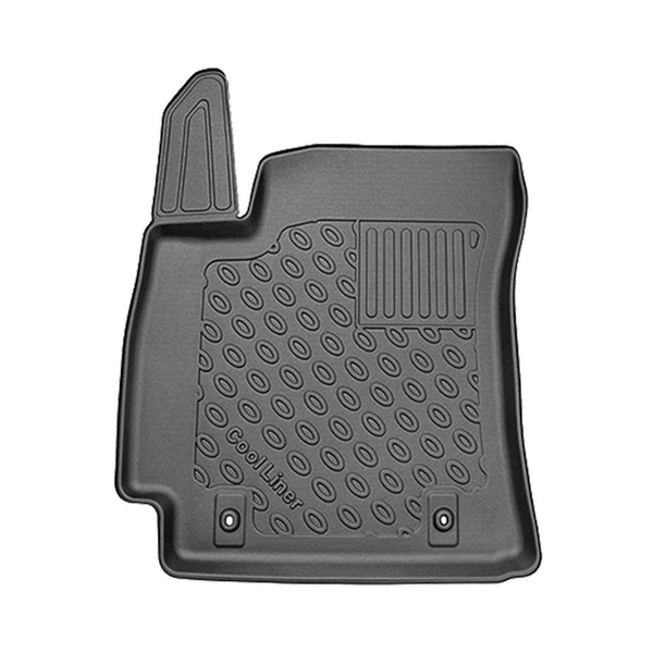 Conjunto de alfombrilla para maletero y alfombrillas para el interior del coche TPE para: Hyundai Kona II SUV (04.2023-....) - maletero superior; suelo móvil en la posición superior; con y sin subwoofer; no para la versión eléctrica; también híbridos