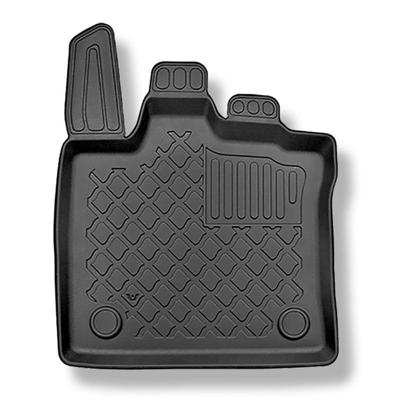 Conjunto de alfombrilla para maletero y alfombrillas para el interior del coche TPE para: Renault Captur II SUV (01.2020-06.2024) - maletero superior; retirable en la posición más alta; no para E-Tech Full Hybrid
