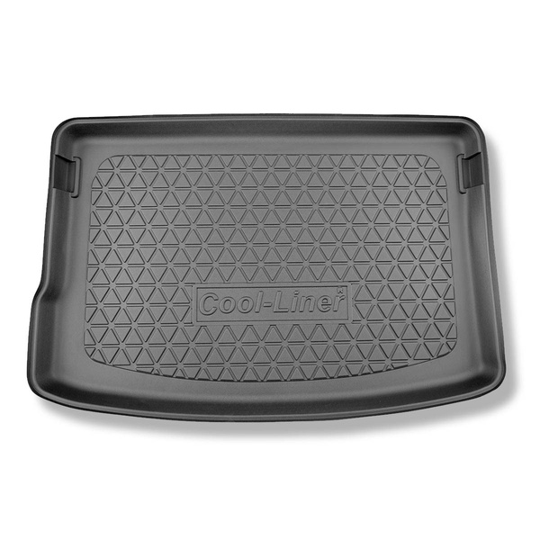 Alfombra para maletero adecuada para Skoda Fabia IV Hatchback (09.2021-....) - Protector maletero - Alfombrilla maletero antideslizante - maletero superior; piso móvil en la posición más alta