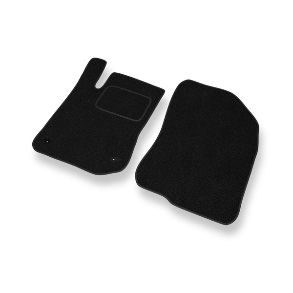 Alfombrillas de fieltro adecuadas para Peugeot 208 Hatchback (2012-2019) - alfombras para coche - color negro