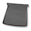 Conjunto de alfombrilla para maletero y alfombrillas para el interior del coche TPE PREMIUM para: Volkswagen Sharan II Furgonetaeta (09.2010-03.2022) - 5 plazas; 3a fila abatible