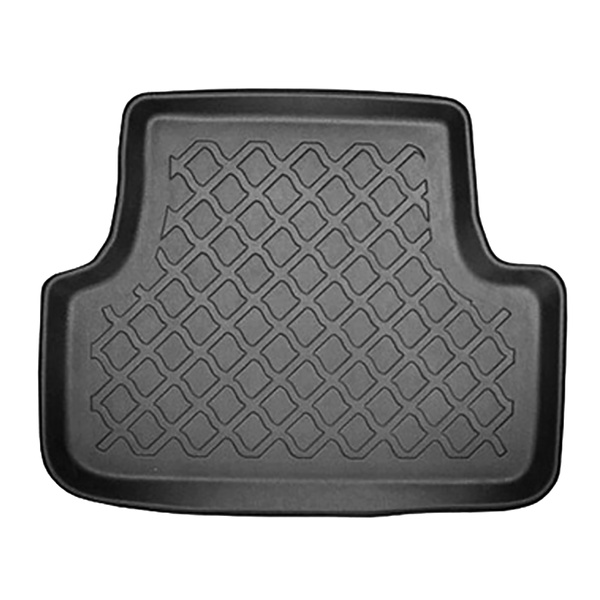 Conjunto de alfombrilla para maletero y alfombrillas para el interior del coche TPE para: Volkswagen Golf VII Hatchback (10.2012-12.2019) - parte superior del maletero con rueda de repuesto provisional/kit de reparación; rueda de repuesto completa