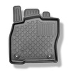 Conjunto de alfombrilla para maletero y alfombrillas para el interior del coche TPE para: Cupra Formentor Crossover (09.2020-....) - maletero superior; suelo móvil en la posición superior; no adecuado para versión Plug-in híbrida