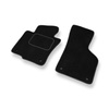 Alfombrillas de Velour adecuadas para Volkswagen Passat B6 Berlina, Variant (2005-2010) - alfombras para coche - Premium color negro