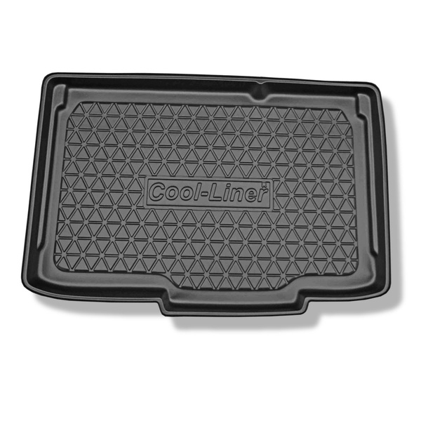 Alfombra para maletero adecuada para Opel Corsa E Hatchback (12.2014-05.2019) - Protector maletero - Alfombrilla maletero antideslizante - parte inferior del maletero