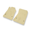 Alfombrillas de Velour adecuadas para Mercedes-Benz SLK R171 Roadster (2004-2011) - alfombras para coche - Premium color beige