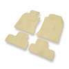 Alfombrillas de Velour adecuadas para Mini Cabrio I Cabrio (2004-2009) - alfombras para coche - Premium color beige
