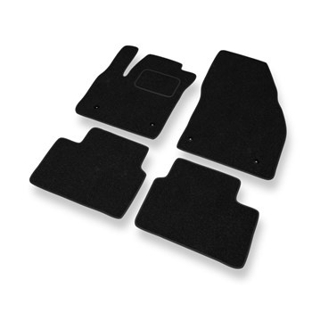 Alfombrillas de fieltro adecuadas para Opel Meriva B (2010-2017) - alfombras para coche - color negro