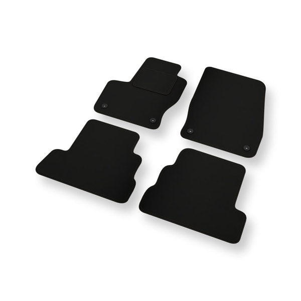 Alfombrillas de fieltro adecuadas para Ford Kuga II SUV (2013-2019) - alfombras para coche - color negro