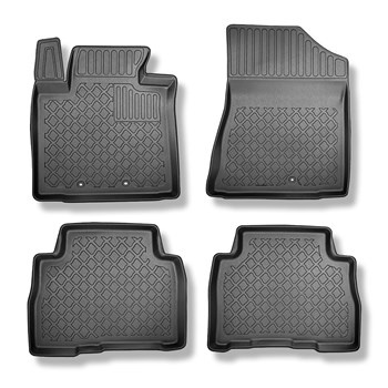 Alfombrillas de TPE adecuadas para Kia Sorento II SUV (10.2012-01.2015) - 5 o 7 