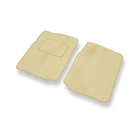 Alfombrillas de Velour adecuadas para Suzuki Vitara I (1988-1997) - alfombras para coche - Premium color beige