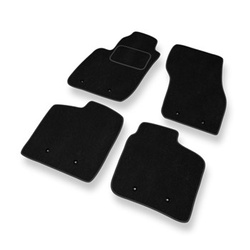 Alfombrillas de Velour adecuadas para Volvo V40 I Familiar (1995-2004) - alfombras para coche - Premium color negro