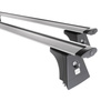 Portaequipajes de techo adecuadas para Opel Corsa E Hatchback (2015-2019) - baca plata para coche - barras para techo de coche - puntos de montaje - aluminio